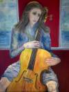 Girl with Cello by Sue Brelade
